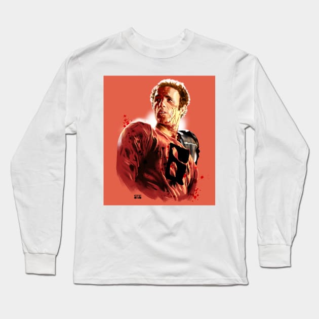 Jonathon E Long Sleeve T-Shirt by ste1bro